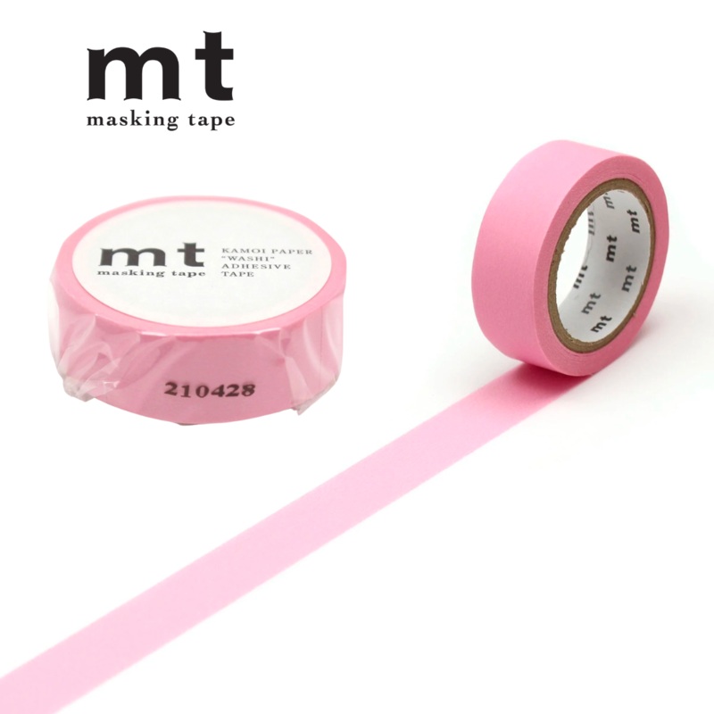 MT Basic Washi Tape Rose Pink 7m