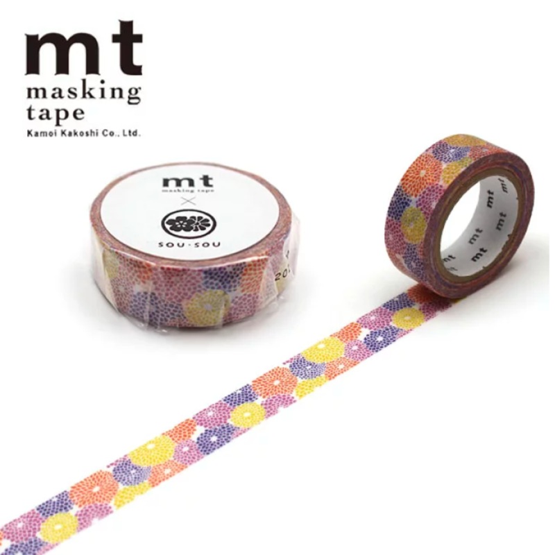 MT x SOUSOU Washi Tape Kiku Zukushi