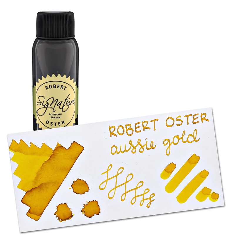 Robert Oster Bottled Ink in Aussie Gold – 50 mL