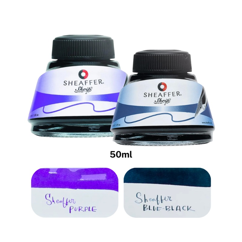 Sheaffer Ink Bottle Bundle (50ml) – Blue Black + Purple