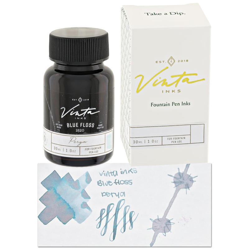 Vinta Inks 2.0 Bottled Ink in Blue Floss [Perya 1820] – 30mL