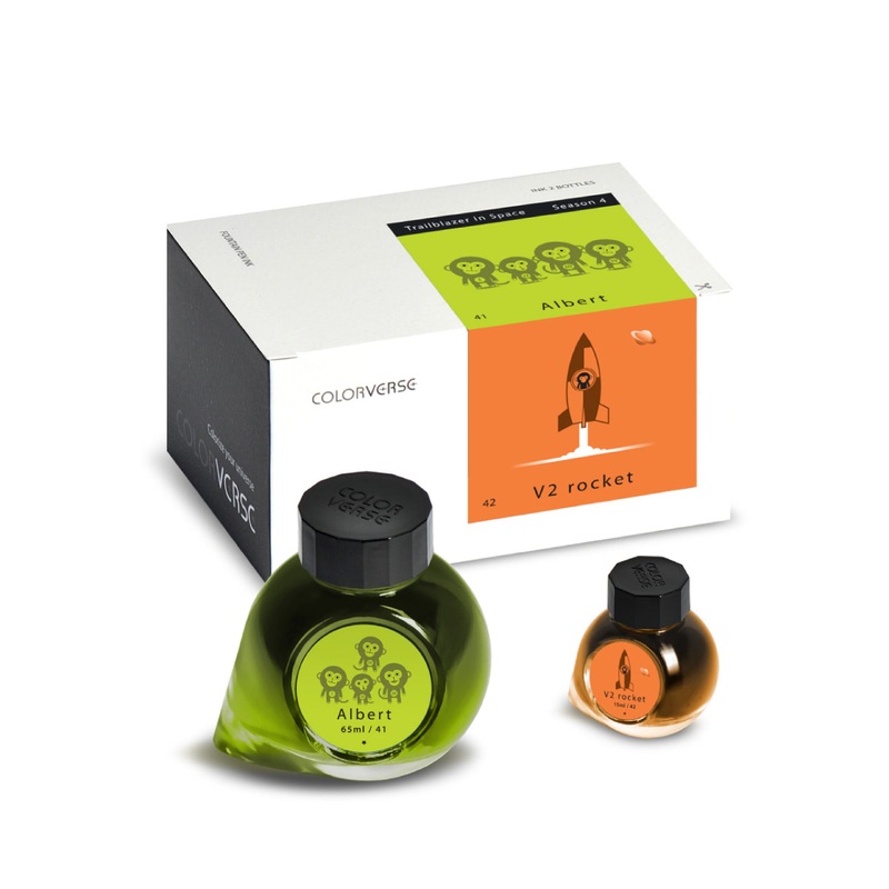 Colorverse Trailblazer In Space Bottled Ink – Albert and V2 Rocket – Set of 2