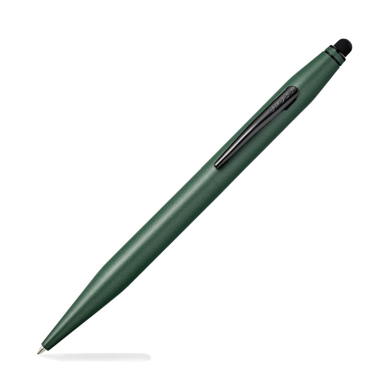 Cross Tech 2 Ballpoint Pen in Matte Green with Touch Screen Stylus