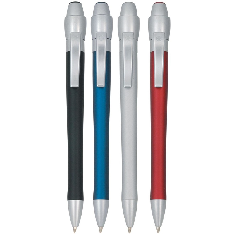 Pen METAL push action parker style refill Aura