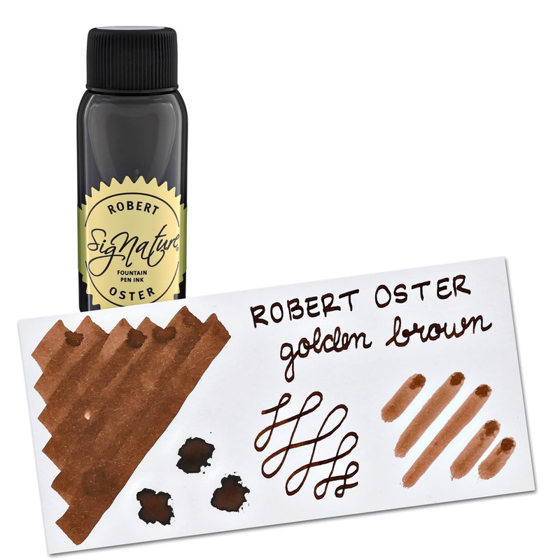 Robert Oster Bottled Ink in Golden Brown – 50 mL