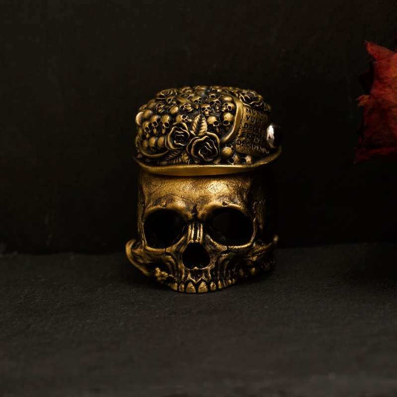 Sepia Accessories Vanitas Skull Ink Bottle