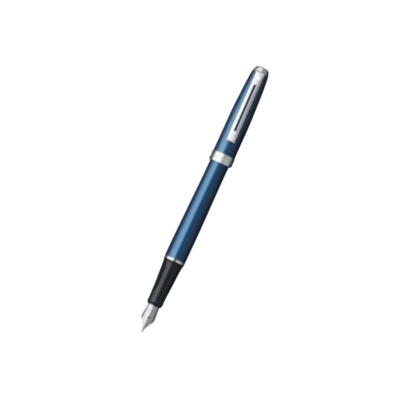 Sheaffer Prelude Fountain Pen – Shimmer Blue Lacquer with Nickel Plated Trim / Fine (FPD 2024)