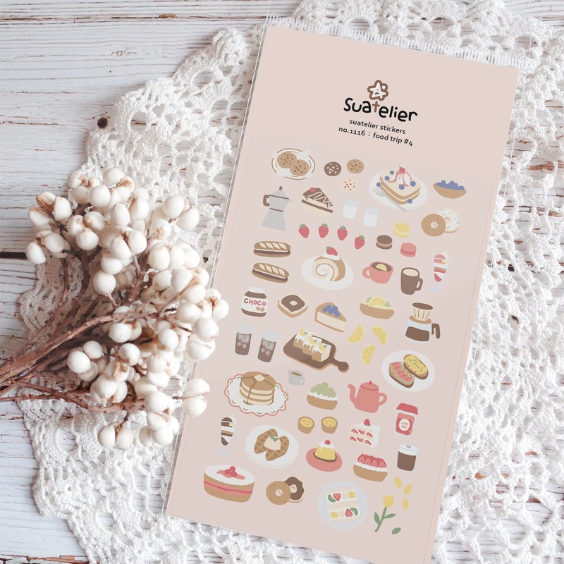 Suatelier Daily Deco Sticker – Food Trip #4 Sticker