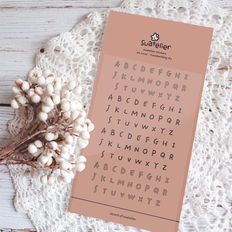 Suatelier Daily Deco Stickers – Sticker Handwriting#2