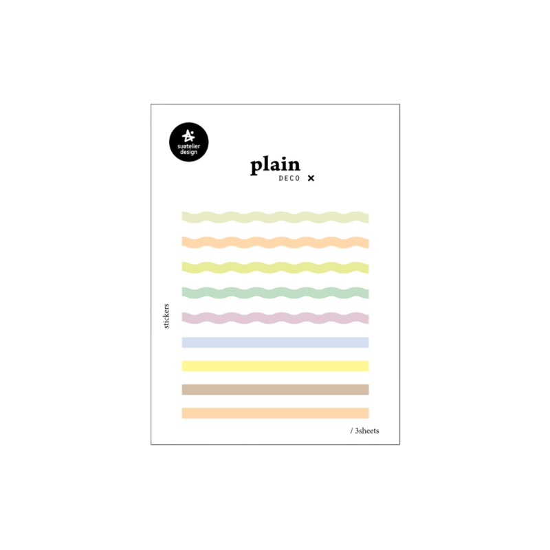 Suatelier Plain Deco Sticker – Plain.78