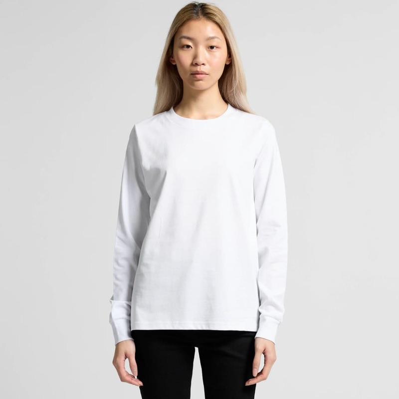 Wo’s Maple L/S Tee|Black|White