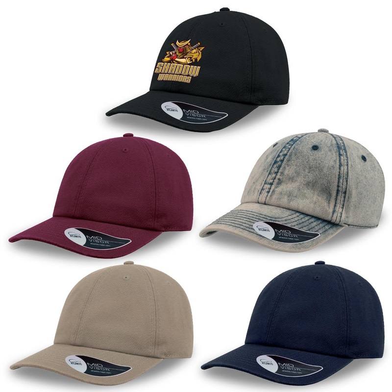Dad Hat|Black|Clear Wash Denim|Dark Blue|Dark Red|Khaki