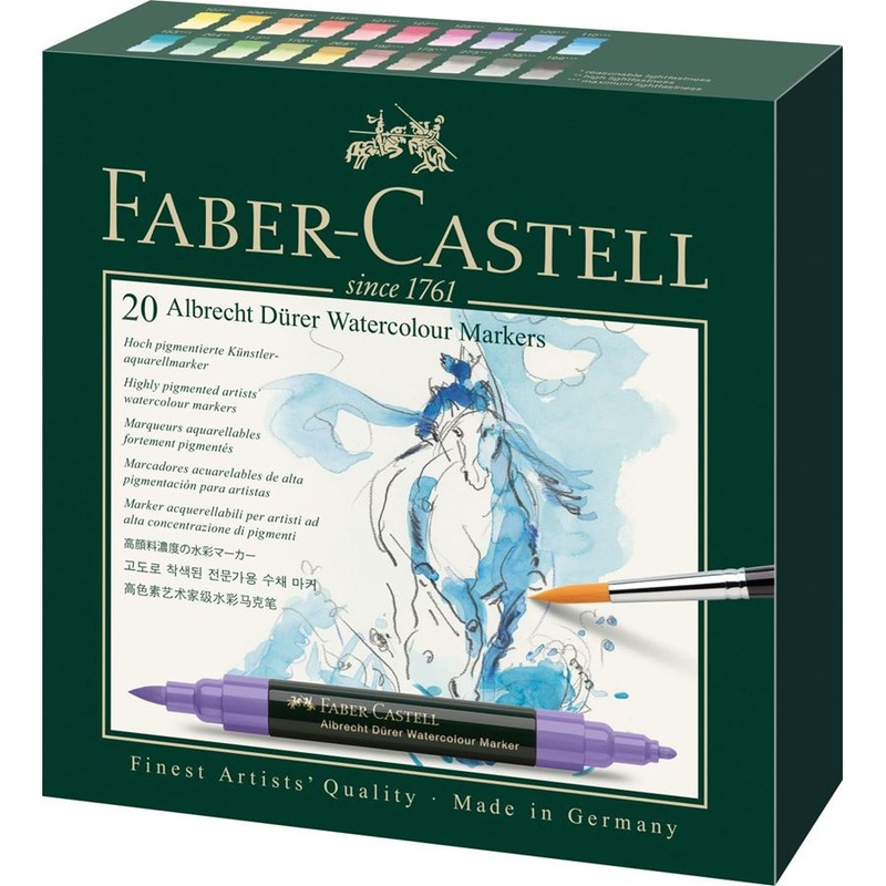 Faber-Castell Albrecht Drer Watercolour Marker Gift Set of 20