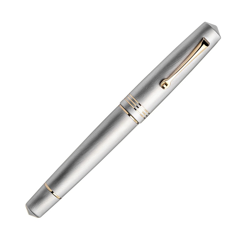 Leonardo Momento Zero Fountain Pen – Alumina – Gold Trim (Numbered Edition)