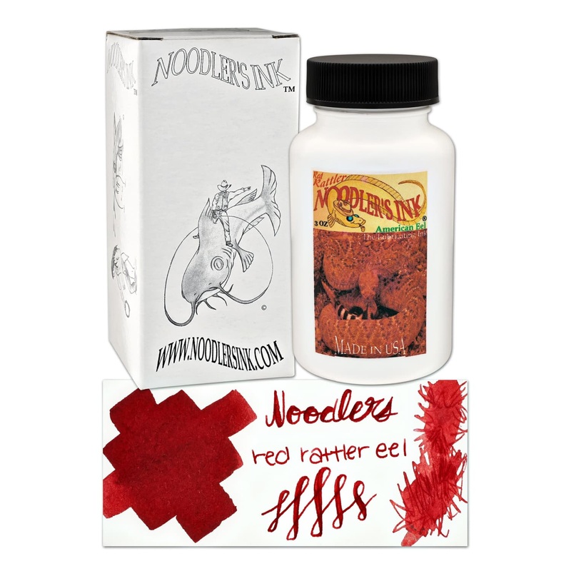 Noodler’s Rattler Red Eel Fountain Pen Ink – 3oz Bottle