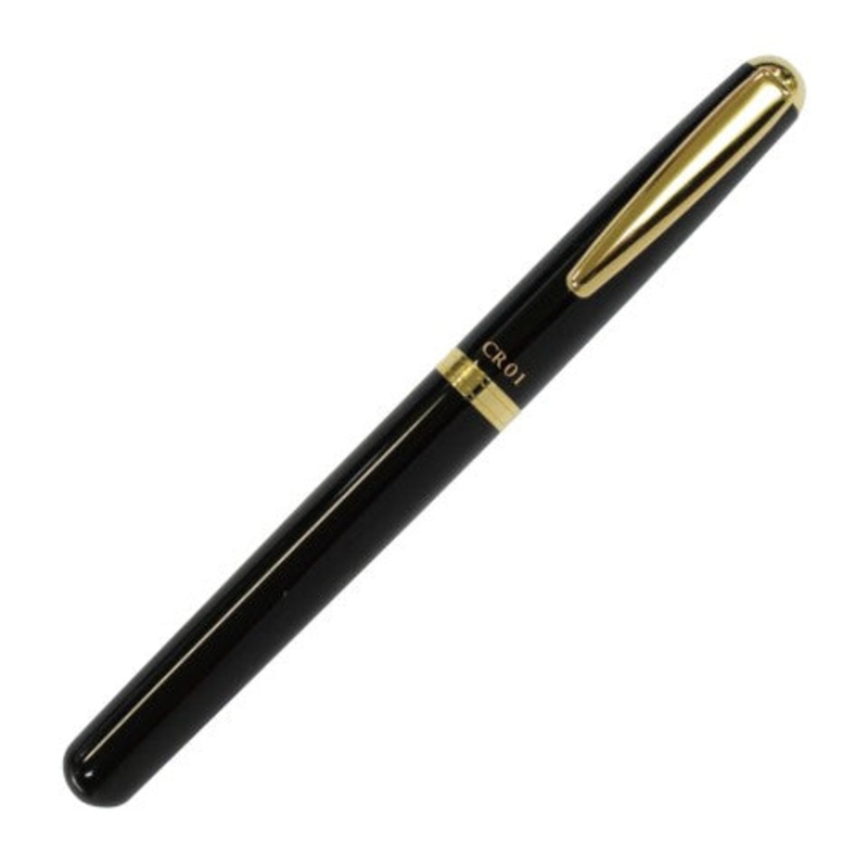 Ohto Ceramic (.5mm) Rollerball CR01 Thick Barrel – Gold/Black