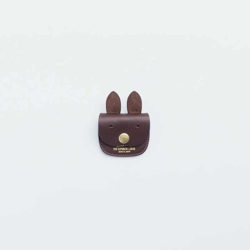 The Superior Labor INGRASSATO Rabbit Coin Case – Brown (2025)