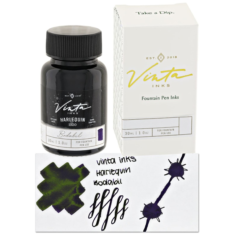 Vinta Inks Special Edition Bottled Ink in Harlequin [Bodabil 1920] – 30mL