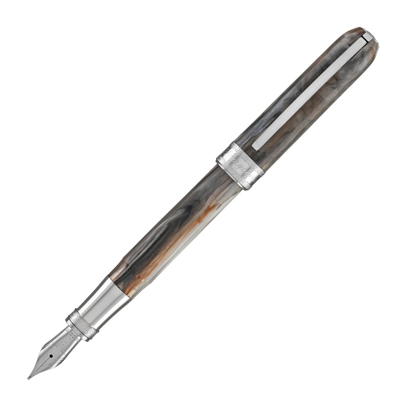 Visconti Comedia Fountain Pen in Purgatorio with Palladium Trim