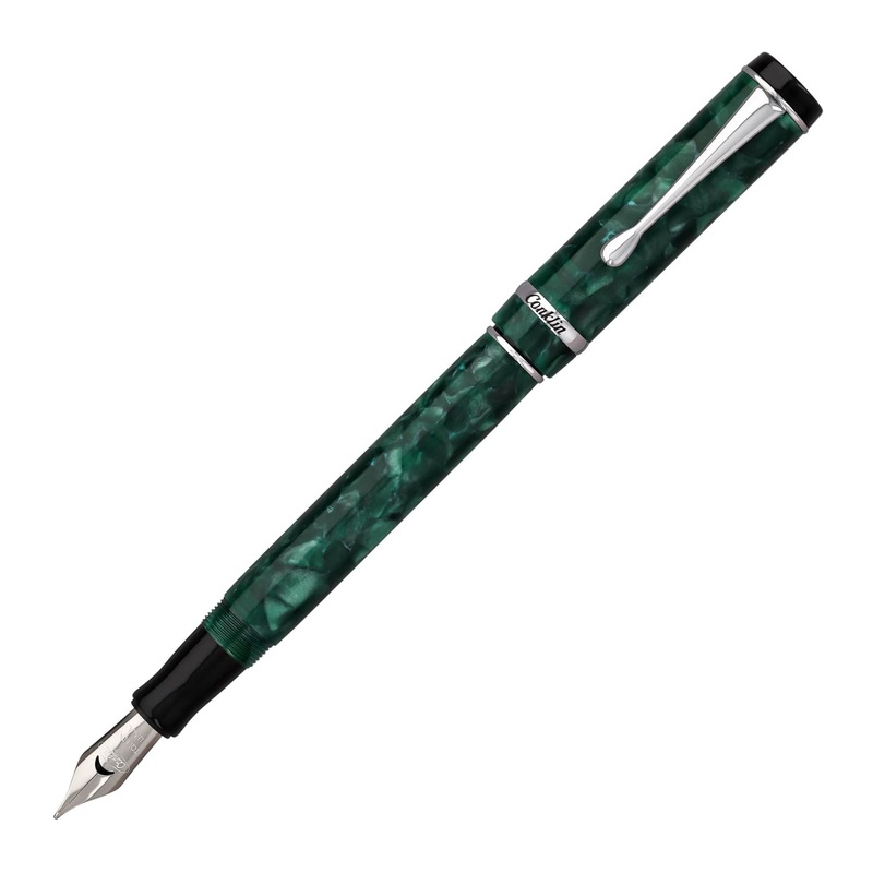 Conklin Duragraph Fountain Pen in Forest Green