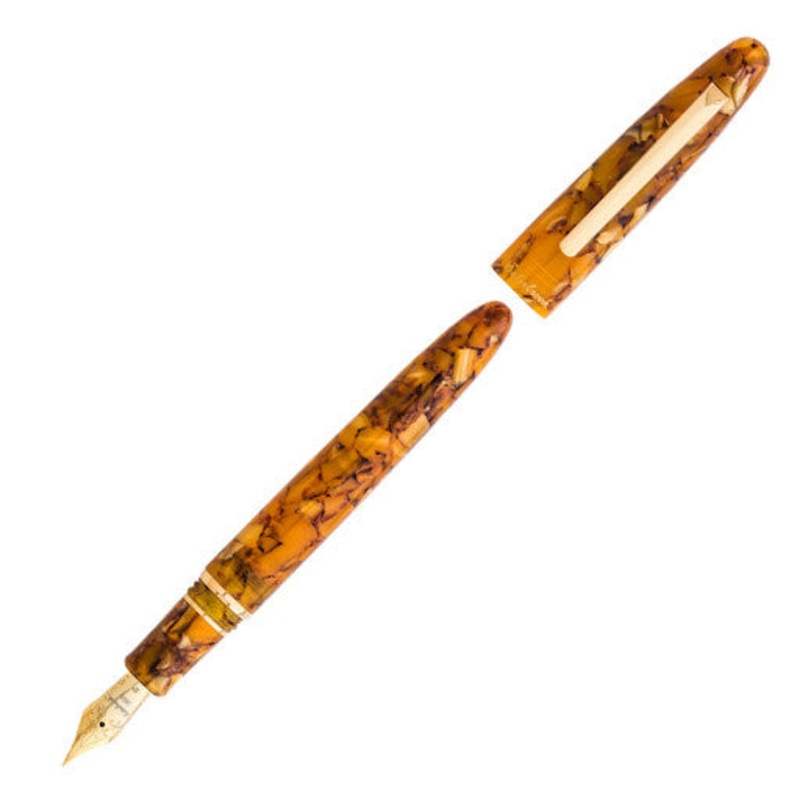 Esterbrook Estie Piston Fountain Pen – Honeycomb with Gold Trim (Button Fill)