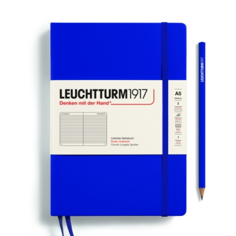 Leuchtturm1917 Recombine A5 Medium Hardcover Notebook – Ruled / Ink