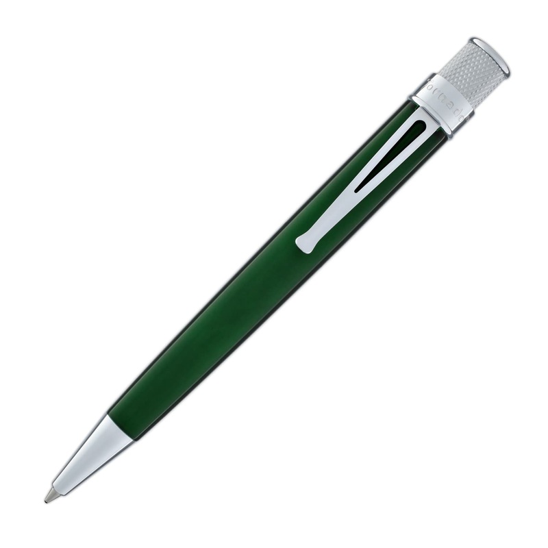 Retro 51 Tornado Rollerball Pen in Green Lacquer