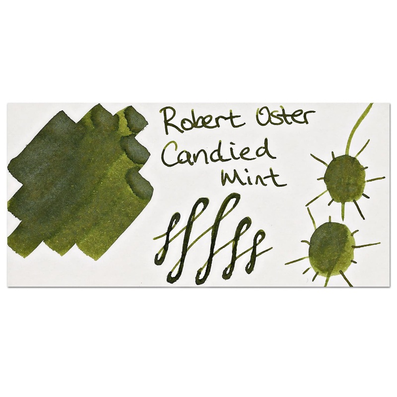 Robert Oster Holiday Shake ‘N’ Shimmy Bottled Ink in Candied Mint – 50mL