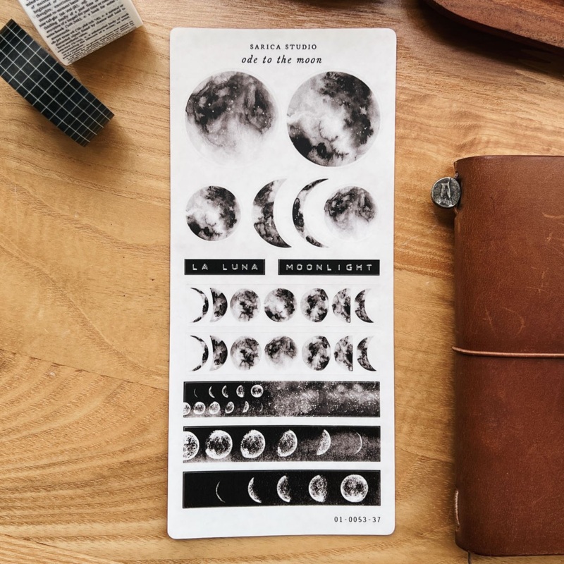 Sarica Studio Stickers – Ode to the Moon