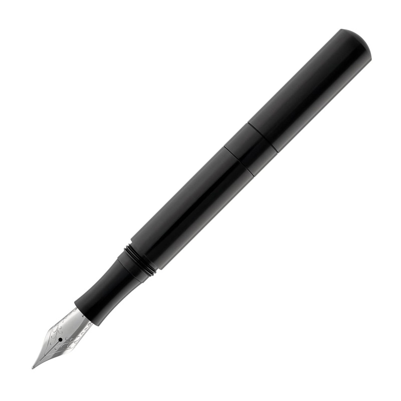 Schon DSGN Pocket Six Fountain Pen in Black Aluminum