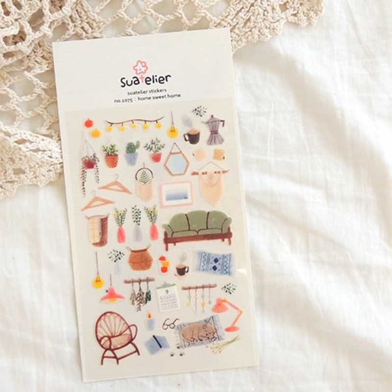 Suatelier Daily Deco Stickers –  Home Sweet Home sticker
