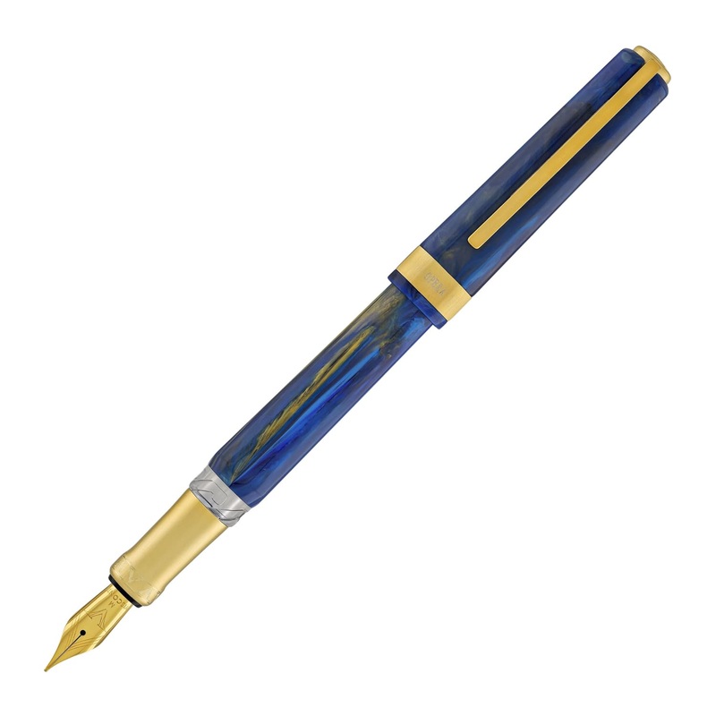 Visconti Opera Gold Fountain Pen in Blue
