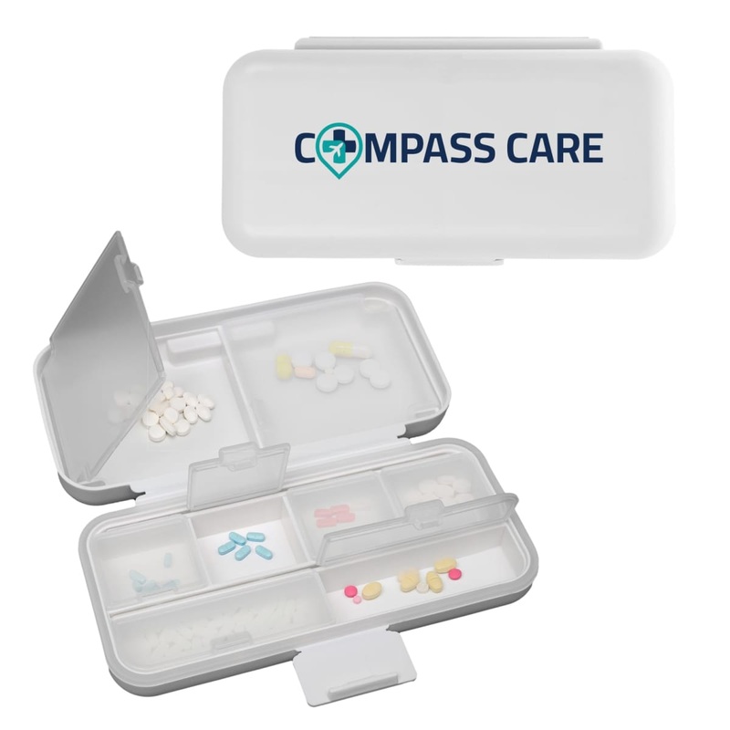 Compact Pill Organiser|White