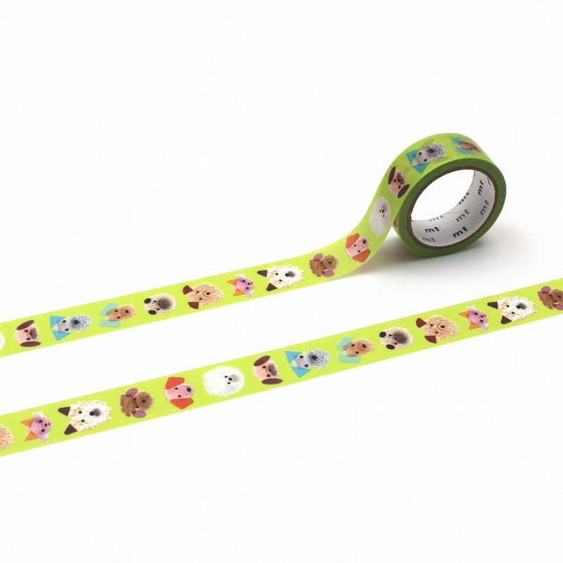 MT EX Washi Tape – Puppy’s Face
