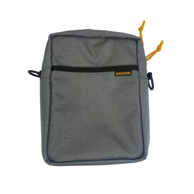 Rickshaw Bagworks A5 Field Bag – Grey with Saffron