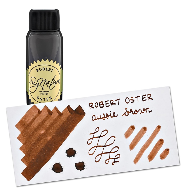 Robert Oster Bottled Ink in Aussie Brown – 50 mL