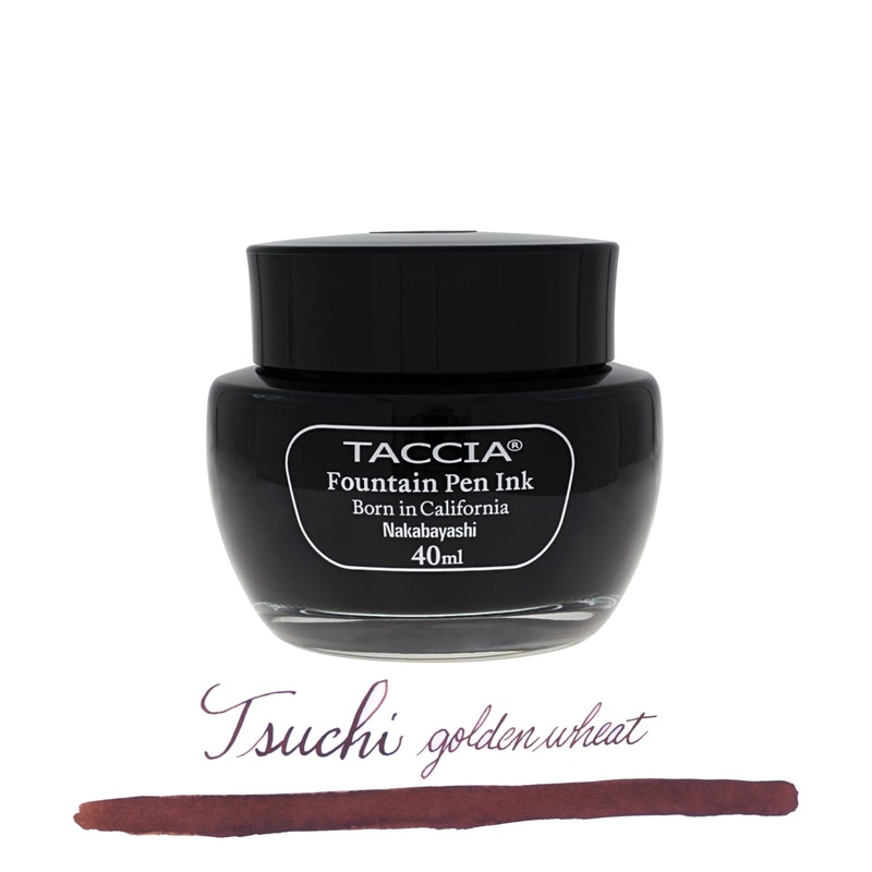 Taccia Bottled Ink in Tsuchi Golden Wheat – 40 mL