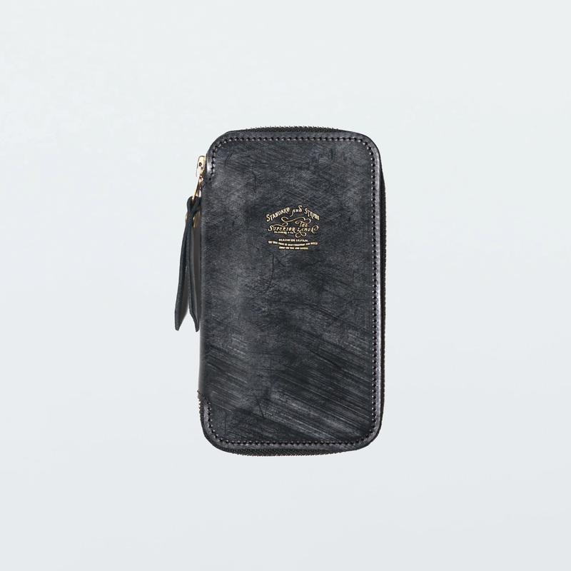 The Superior Labor Bridle Leather Zip Pen Case – Black