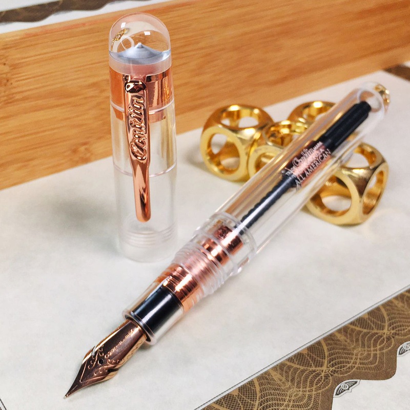 Conklin All American 1898 Fountain Pen – Demo with Rose Gold (Limited Edition)