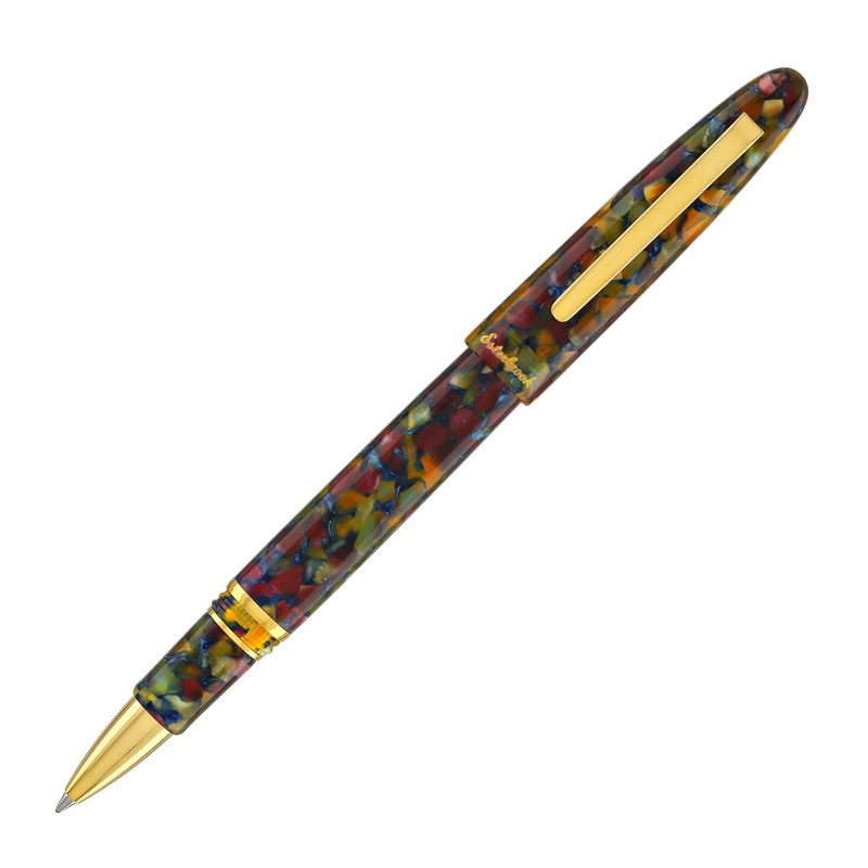 Esterbrook Estie Rollerball Pen Botanical Gardens with Gold Trim