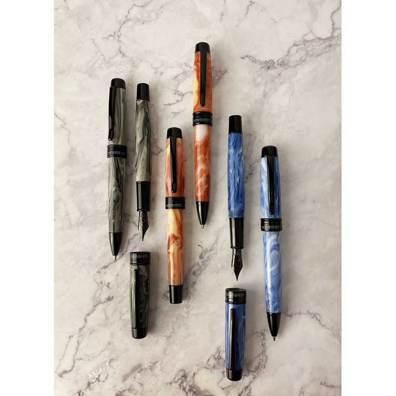Monteverde Prima Fountain Pen – Blue Swirl