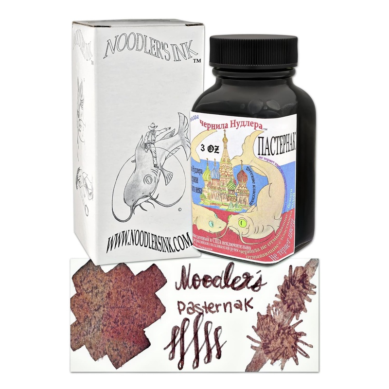 Noodler’s Russian Series Bottled Fountain Pen Ink in Pasternak (Black) – 3oz Bottle