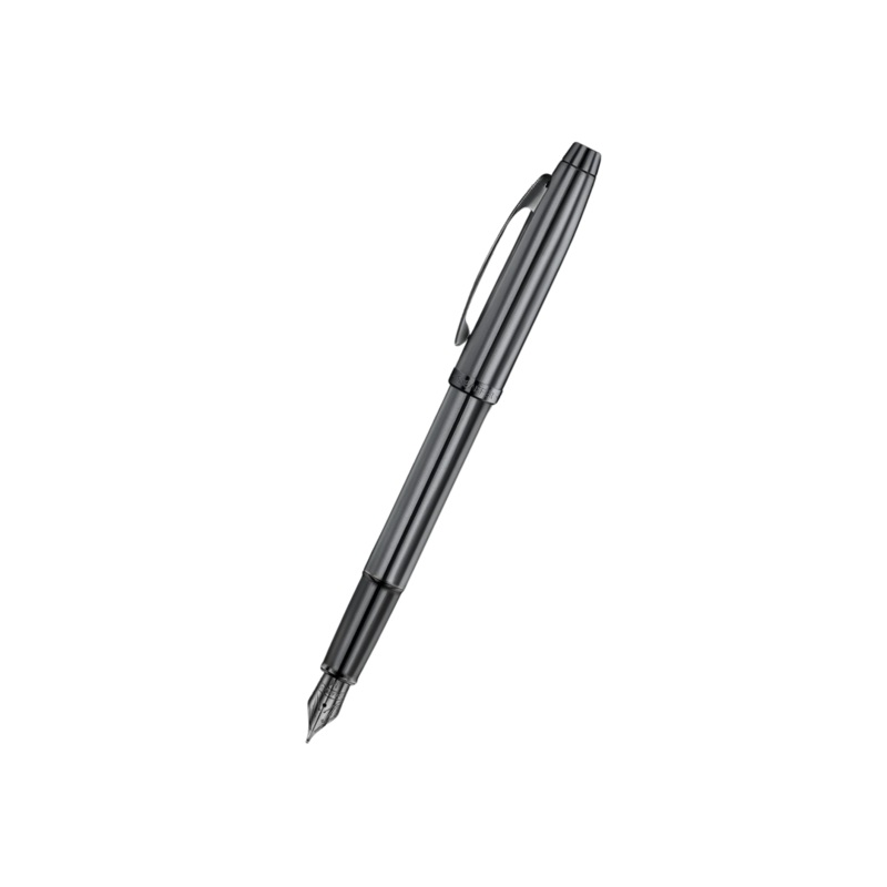 Sheaffer 100 9375 Fountain Pen – Ionic Gunmetal Grey with Shiny PVD Trims