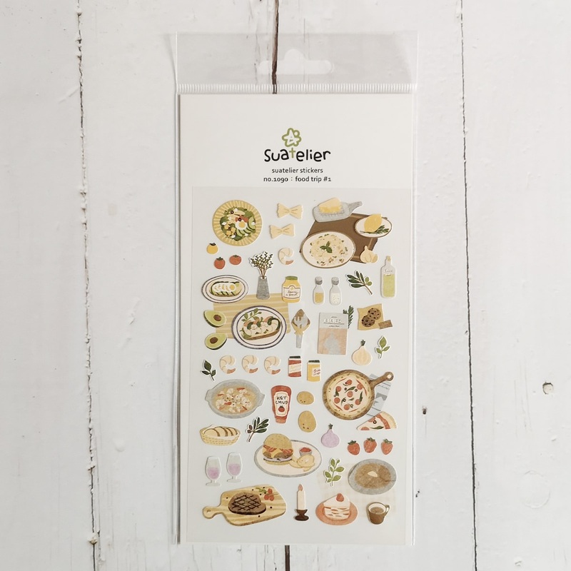 Suatelier Daily Deco Sticker – Food Trip #1 sticker