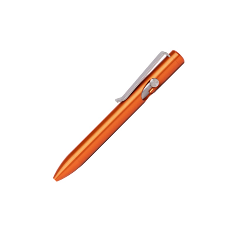 Tactile Turn Mini Aluminum Bolt Action Pen – Orange