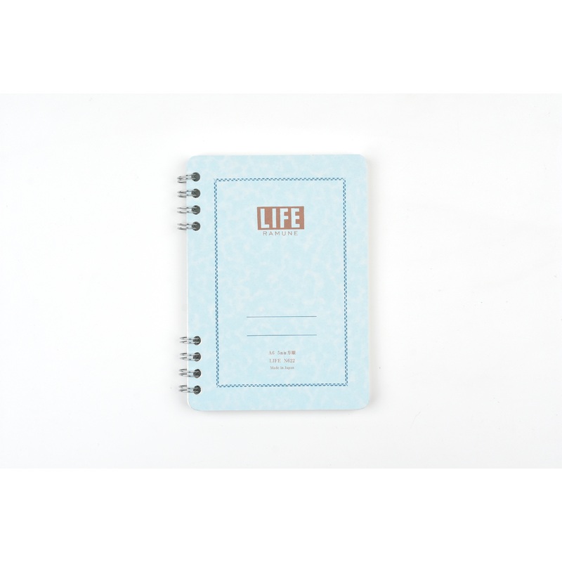 Life Ramune Ring-Bound Notebook – A6 – Grid