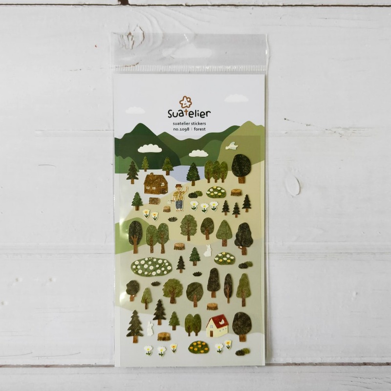 Suatelier Daily Deco Stickers –  Forest Sticker
