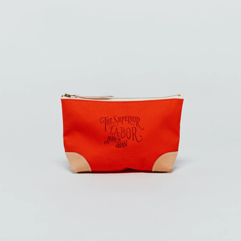The Superior Labor #03 Color Canvas Pouch – Orange