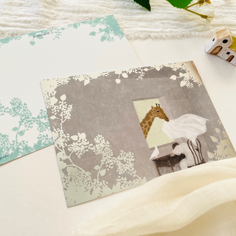 Akira Kusaka Postcard – Napping Time