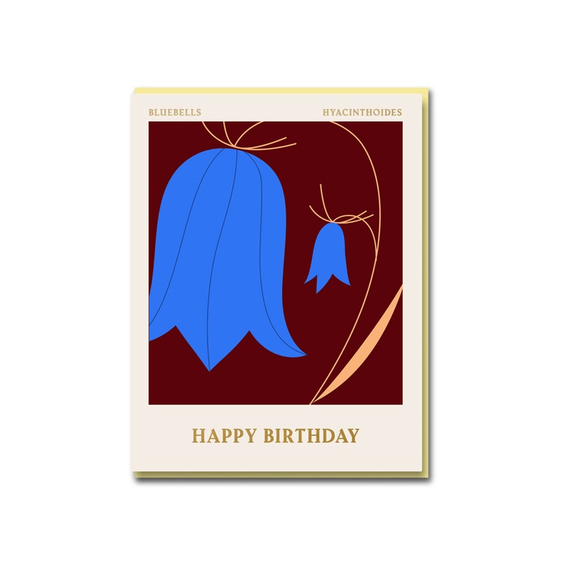 Bluebell Many Happy Returns Birthday Card